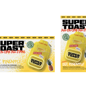Super Toast - AIO Liquid Diamonds - Sgt Pineapple Static Posters